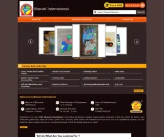 Bharatiinternational.in(Bharati International) Screenshot