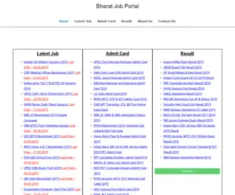 Bharatjobportal.com(Bharat Job Portal) Screenshot