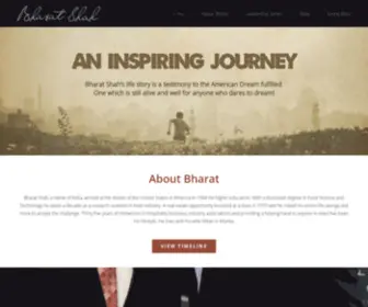 Bharatmshah.com(The Bharat Shah Leadership Speaker Series) Screenshot