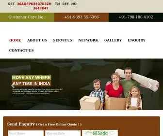 Bharatpackers.in(Bharat Packers and Movers @) Screenshot