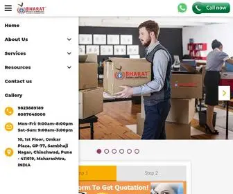 Bharatpackersmoverspune.com(2008 Certified Company) Screenshot