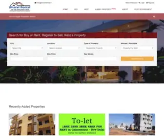 Bharatrental.in(India real estate) Screenshot