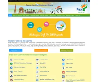 Bharatsevacentre.com(Bharat Seva Centre LLP originates from the fact that India) Screenshot