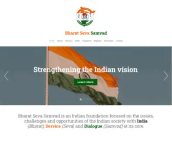 Bharatsevasamvad.org(Bharat Seva Samvad) Screenshot