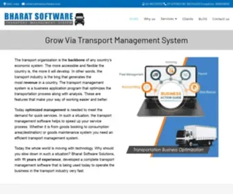 Bharatsoftware.com(Transport Management Software) Screenshot