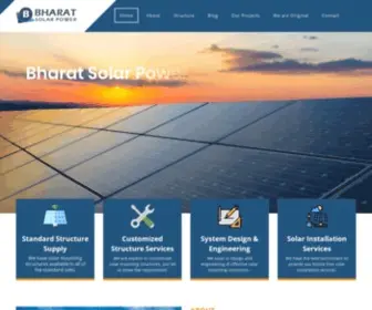 Bharatsolarpower.com(Bharat Solar Power) Screenshot