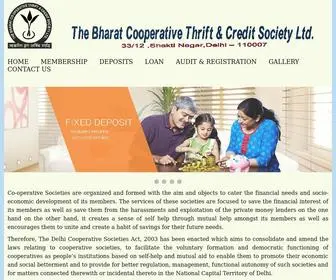 Bharattcsociety.com(The Bharat Cooperative T/C Society Ltd) Screenshot