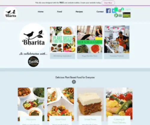 Bharita.co.uk(Catering) Screenshot