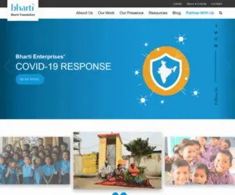 Bhartifoundation.org(Bharti Foundation) Screenshot