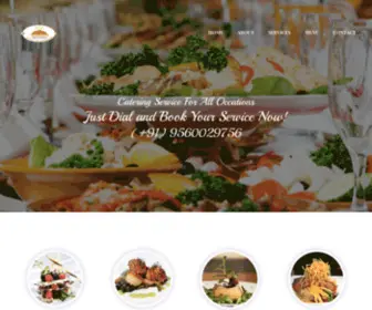 Bhartipartymakers.com(Catering Service HTML Template) Screenshot