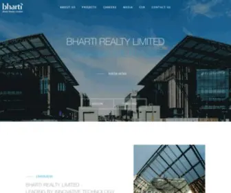 Bhartirealty.com(Real estate companies india) Screenshot
