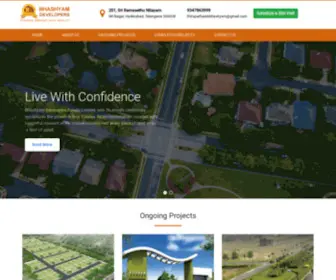 Bhashyamdevelopers.in(Bhashyamdevelopers) Screenshot