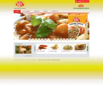 Bhaskarfood.com(Manufacturer and exporter of all kind of spices) Screenshot