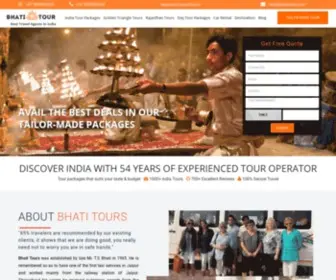 Bhatitours.com(Jaipur Travel Agency) Screenshot