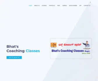 Bhatscoachingclasses.in(Bhat's Coaching Classes) Screenshot