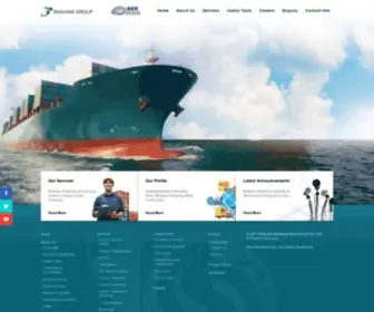 Bhavani.com(Bhavani Shipping Services (I) Pvt) Screenshot