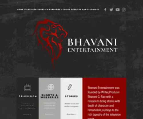 Bhavanientertainment.com(Home) Screenshot