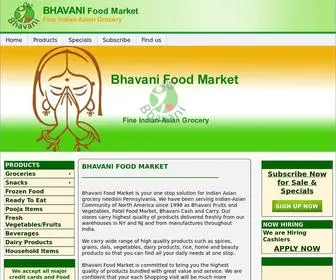 Bhavanifood.com(Bhavani Food Market) Screenshot