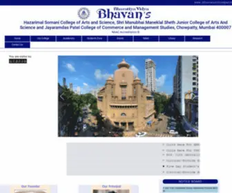 Bhavanschowpatty.ac.in(BhavansHsCollege) Screenshot