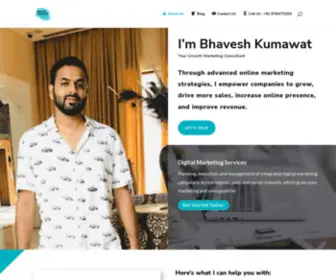 Bhaveshkumawat.com(Digital Marketing Consultant Services) Screenshot