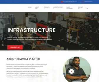 Bhavikaplastek.com(BHAVIKA PLASTEK PVT LTD) Screenshot