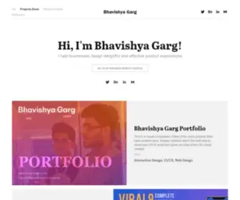 Bhavishyagarg.com(Bhavishya Garg) Screenshot