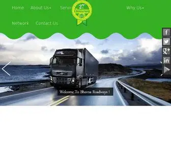 Bhavnaroadways.com(Bhavna Roadways) Screenshot