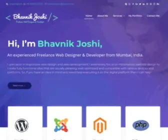 Bhavnikjoshi.com(Bhavnik Joshi) Screenshot