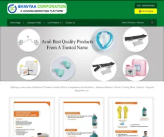 Bhavyaa.co.in(Industrial Microwave Oven Manufacturer) Screenshot