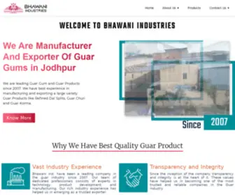 Bhawaniind.com(Bhawani Industries) Screenshot