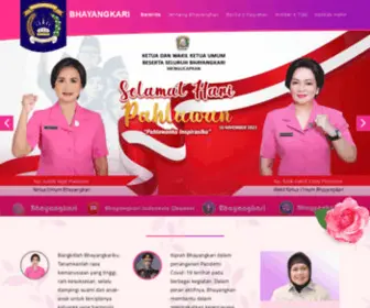Bhayangkari.or.id(Website Resmi Organisasi Istri Anggota Polri) Screenshot