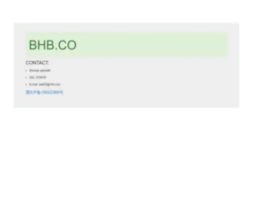 BHB.co(Bhb) Screenshot