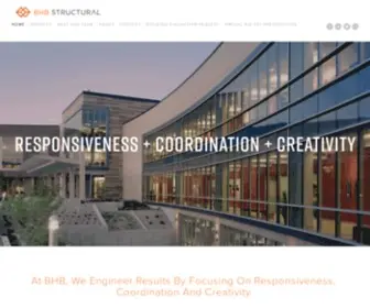 Bhbengineers.com(BHB Structural) Screenshot
