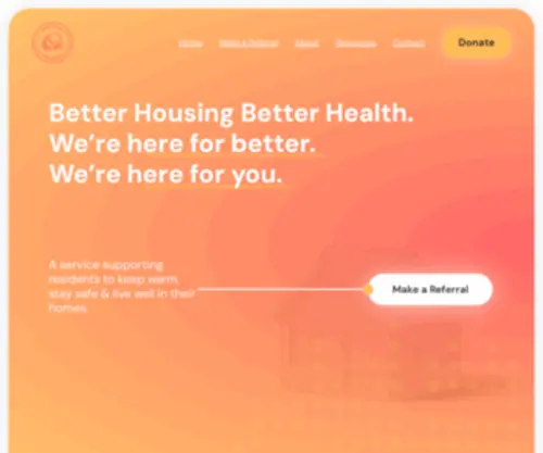 BHBH.org.uk(The Warmth and Wellbeing Service) Screenshot