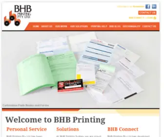 BHBprint.com.au(BHBprint) Screenshot