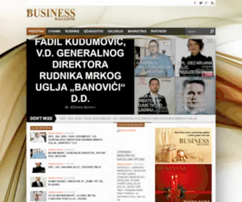 Bhbusiness.ba(BH Business Magazine) Screenshot