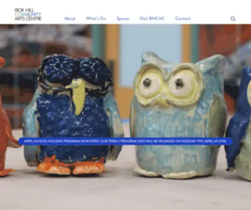 Bhcac.com.au(Box Hill Community Arts Centre) Screenshot