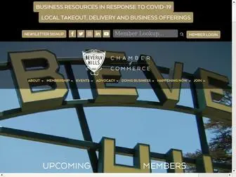 BHCC.com(Beverly Hills Chamber of Commerce) Screenshot