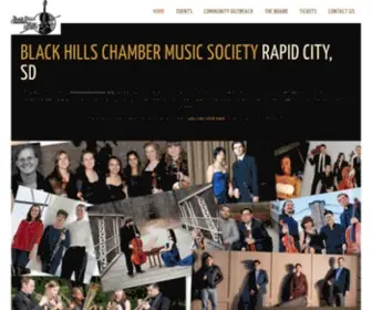 BHchambermusic.org(Black Hills Chamber Music) Screenshot