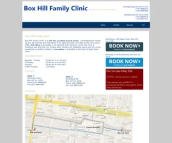 BHclinic.com.au(Box Hill Family Clinic) Screenshot