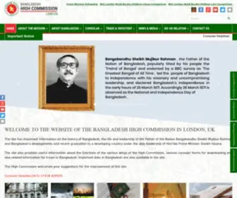 BHclondon.org.uk(Bangladesh High Commission) Screenshot