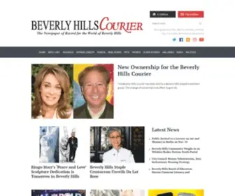 Bhcourier.com(The Beverly Hills Courier) Screenshot