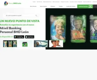 BHdleon.com.do(Banco BHD) Screenshot