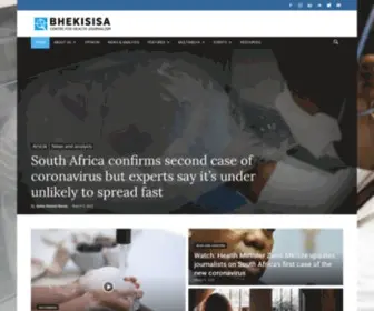 Bhekisisa.org(Centre for health journalism) Screenshot