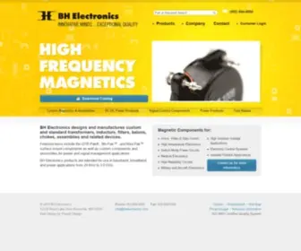 Bhelectronics.com(Custom Magnetics) Screenshot