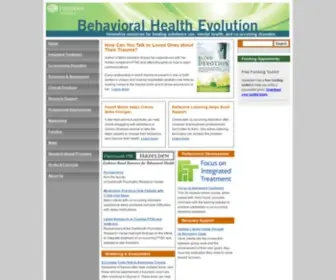 Bhevolution.org(Behavioral Health Evolution) Screenshot