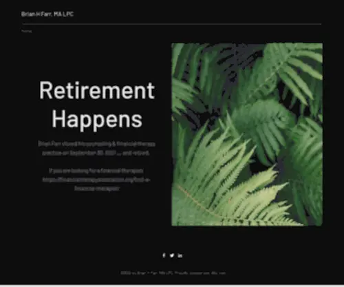Bhfarr.com(Financial Therapy) Screenshot