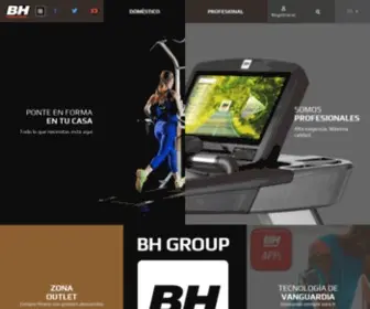 Bhfitness.com(Encuentra aparatos de nivel profesional para realizar deporte en casa) Screenshot