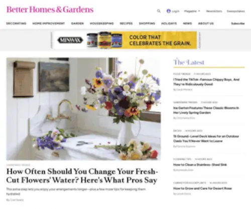 BHG.com(Better Homes & Gardens) Screenshot