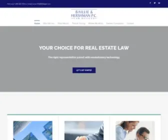 BHhlegal.com(Baillie & Hershman) Screenshot